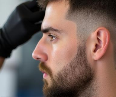 Precision haircut at Nimbus Shears